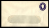 U.S. Scott # U 534, 1950 3c Washington, Die 4 - Mint Envelope, UPSS Size 13-WINDOW