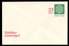 U.S. Scott # U 613 1988 25c Christmas - Snowflake - Mint Envelope, UPSS Size 22A