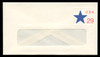U.S. Scott # U 619 1991 29c Star & U.S.A. - Mint Envelope, UPSS Size 12-WINDOW