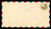 U.S. Scott # UC  7 1932 8c Plane, Olive green Background, Die 2, with Border - Mint Envelope, UPSS Size 13
