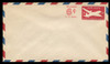 U.S. Scott # UC 19 1951 6c (Shaded) on 5c (UC14) DC-4 Skymaster, Die 1 - Mint Envelope, UPSS Size 13