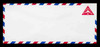 U.S. Scott # UC 37g 1965 8c Jet Airliner, Red, Border "g" - Red & Blue Border Colors Reversed - Mint Envelope, UPSS Size 23