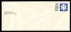 U.S. Scott # UO 077a 1988 25c Official Mail, white background, thick lines - Mint Envelope, UPSS Size 23
