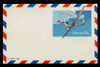 U.S. Scott # UXC 20FM, 1982 28c Gliders - Mint Postal Card, FLUORESCENT (Medium Bright) PAPER (See Warranty)