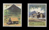 FAROE ISLANDS Scott # 205-6, 1990 EUROPA - Faroese Post Offices (Set of 2)