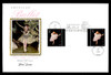 U.S. Scott #3237 American Ballet, Press Sheet First Day Cover.  Steve Levine/Colorano cachet, PAIR with Vertical Gutter