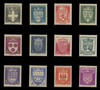 FRANCE Scott # B 135-46, 1942 Arms of Various Cities (Set of 12)