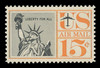 U.S. Scott # C  58, 1959 15c Statue of Liberty