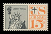 U.S. Scott # C  63, 1959 15c Statue of Liberty, Redrawn