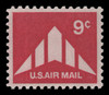 U.S. Scott # C  77, 1971 9c Delta Wing Silhouette