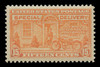 U.S. Scott # E 13, 1925 15c Messenger and Motorcycle - Flat Press, Perf. 11