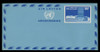 U.N.N.Y. Scott # UC 12, 1975 18c UNNY Headquarters - Mint Air Letter Sheet, Folded