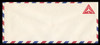 U.S. Scott # UC 37/23, UPSS #AM96/49c 1962 8c Red Jet in Triangle, Border Type f/6, Carmine Lozenges - Mint (See Warranty)