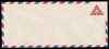 U.S. Scott # UC 37/23, UPSS #AM96/48V 1962 8c Red Jet in Triangle, Border Type f/6, Violet Lozenges - Mint (See Warranty)