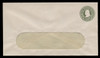U.S. Scott # U 420d/13-WINDOW, UPSS #2052/39 1915-32 1c Franklin, green on white, Die 5 - Mint (See Warranty)