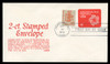 U.S. Scott #U577 2c Non-Profit Organization Envelope First Day Cover.  Anderson cachet, RED variety.