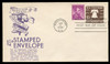 U.S. Scott #U547 1 1/4c Liberty Bell Envelope First Day Cover.  Anderson cachet, PURPLE variety.