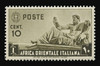 ITALIAN EAST AFRICA Scott #  4, 1938 10c olive brown Statue of the Nile