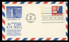 U.S. Scott #UXC10 9c Eagle Postal Card First Day Cover.  Anderson cachet, BLUE variety.