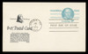 U.S. Scott #UX70 9c Caesar Rodney Postal Card First Day Cover.  Anderson cachet, BLACK variety.