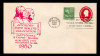 U.S. Scott #U533 2c George Washington Envelope First Day Cover.  Day Lowry Aristocrat cachet.  Rubber Stamp.