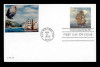 U.S. Scott #UX 86 19c Drake's Golden Hinde Postal Card First Day Cover.  Sarzin Quadrocolorplus cachet.