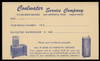 Coolwater Service Company, Water Cooler Rental Payment Notice (On Scott #UX44) - Est. period of use, mid 1950s.