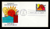 U.S. Scott #U585 13c Energy Development Envelope First Day Cover.  Sarzin Quadrocolorplus cachet.