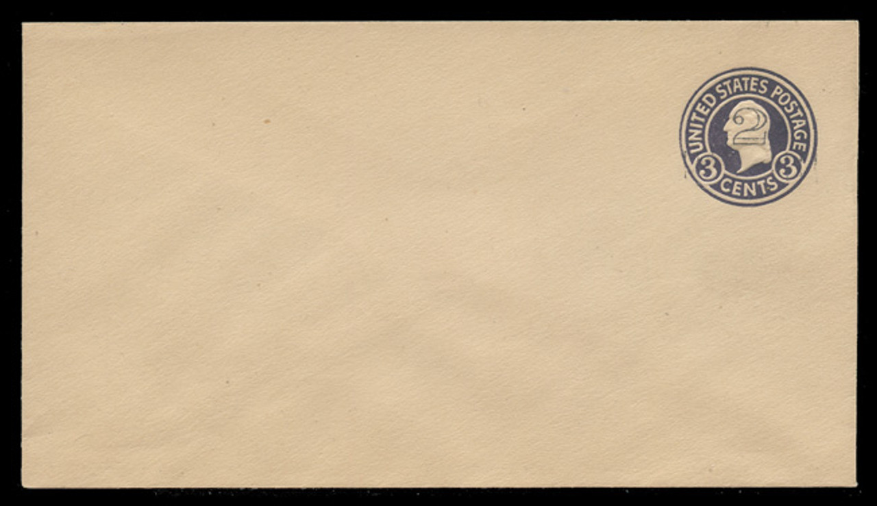 USA Scott # U 458a/10, UPSS 2859/19, 1920-1 2c (Type 3 Sch) on 3c (U436b) Washington, dark violet on white, Die 5 - Mint (See Warranty)