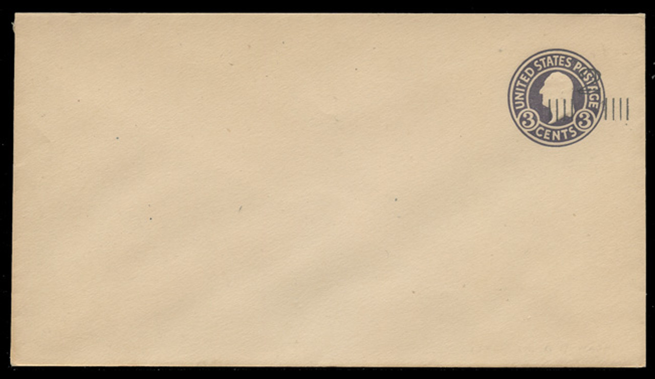 USA Scott # U 468b/13, UPSS 2964/19, 1920-1 2c (Type 4 Sch) on 3c (U436c) Washington, dark violet on white, Die 6 - Mint (See Warranty)