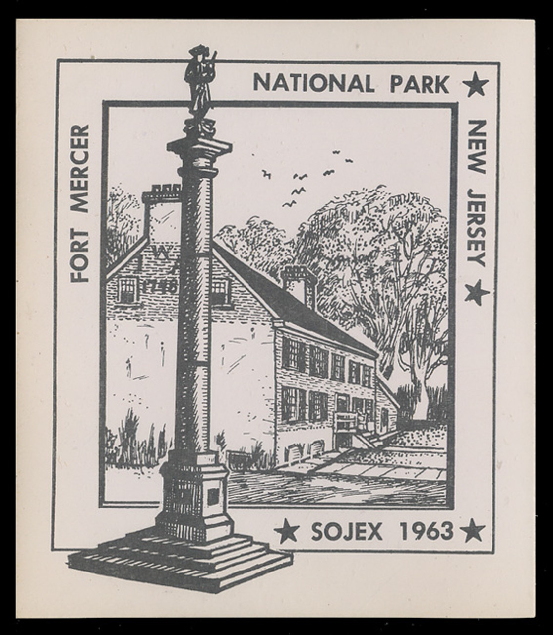 SOJEX 1963 (28th) Stamp Show, Fort Mercer National Park