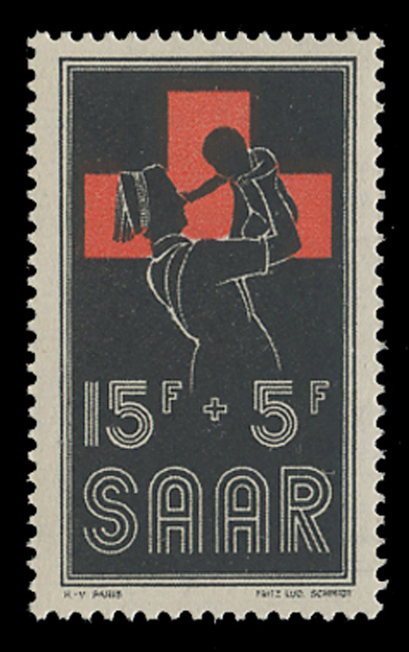 SAAR Scott # B 104, 1955 Red Cross