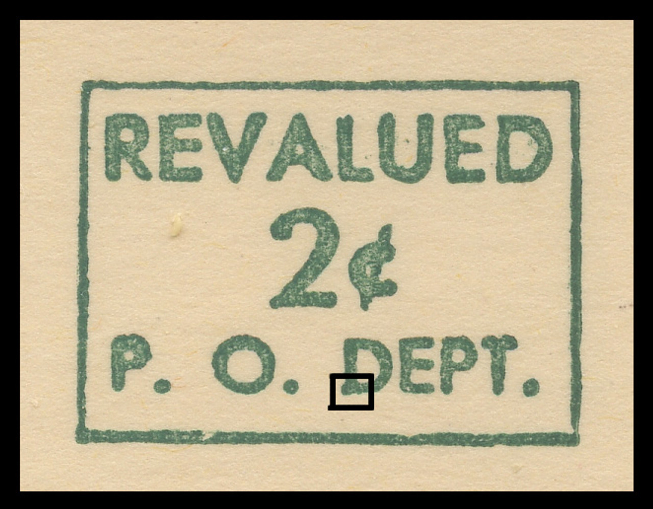 USA Scott # UX  41/UPSS #S57-3, 1952 2c on 1c Thomas Jefferson (UX27), green on buff, Surcharge 3 - Mint Postal Card