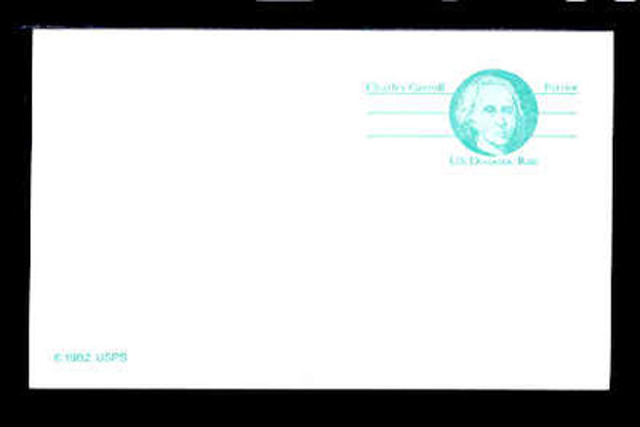 U.S. Scott # UX 105, 1985 (14c) Charles Carroll - Patriot Series (Non-Denominated) - Mint Postal Card