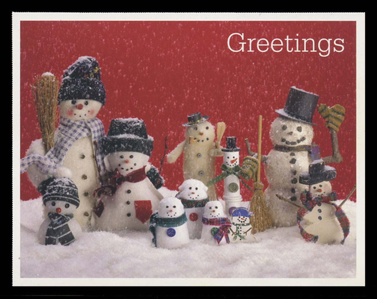 U.S. Scott # UX 386-9, 2002 23c Christmas, Snowmen - Mint Picture Postal Card Set of 4