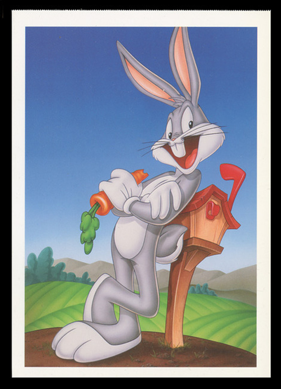 U.S. Scott # UX 281, 1997 20c Warner Brothers, Bugs Bunny - Mint Picture Postal Card