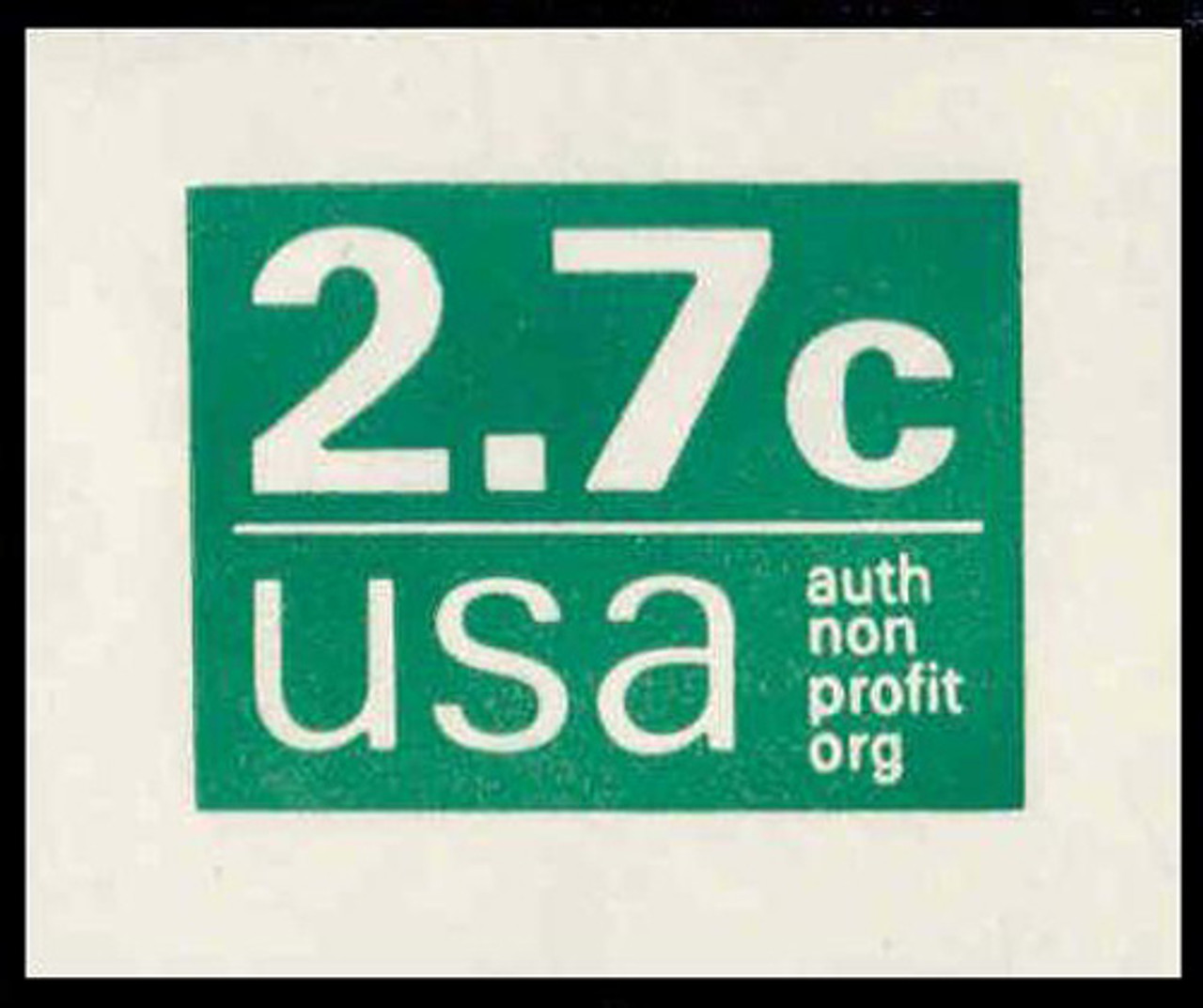 USA Scott # U 579 1978 2.7c Non-Profit Organization - Mint Cut Square