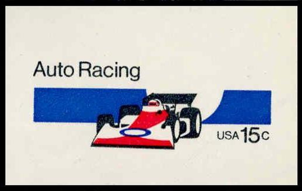 USA Scott # U 587 1978 15c Auto Racing - Mint Cut Square