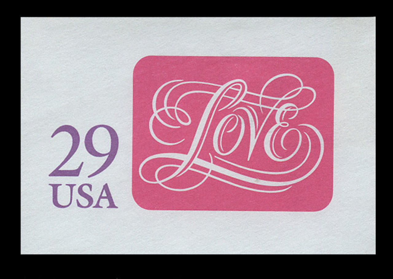 USA Scott # U 621 1991 29c Love - Mint Cut Square