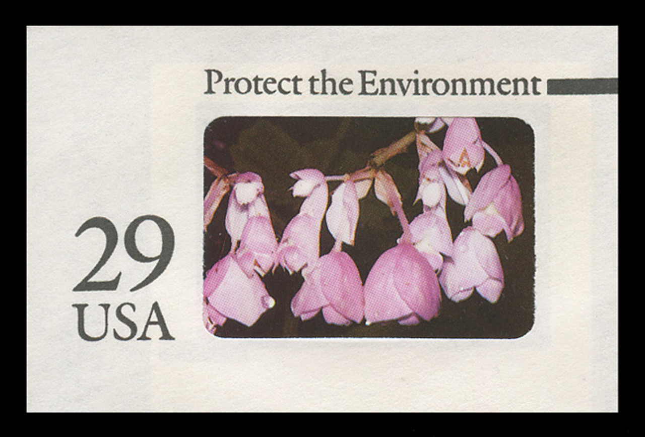 USA Scott # U 627 1992 29c Protect the Environment - Mint Cut Square