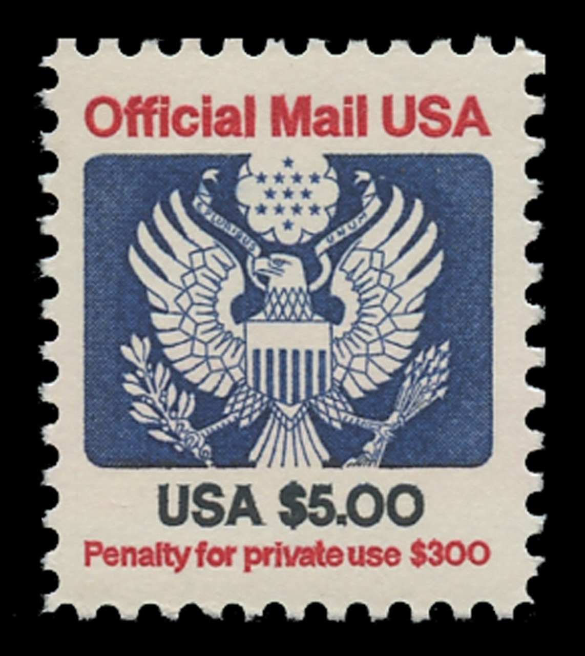 USA Scott # O 133, 1983 $5.00 Official Mail Eagle