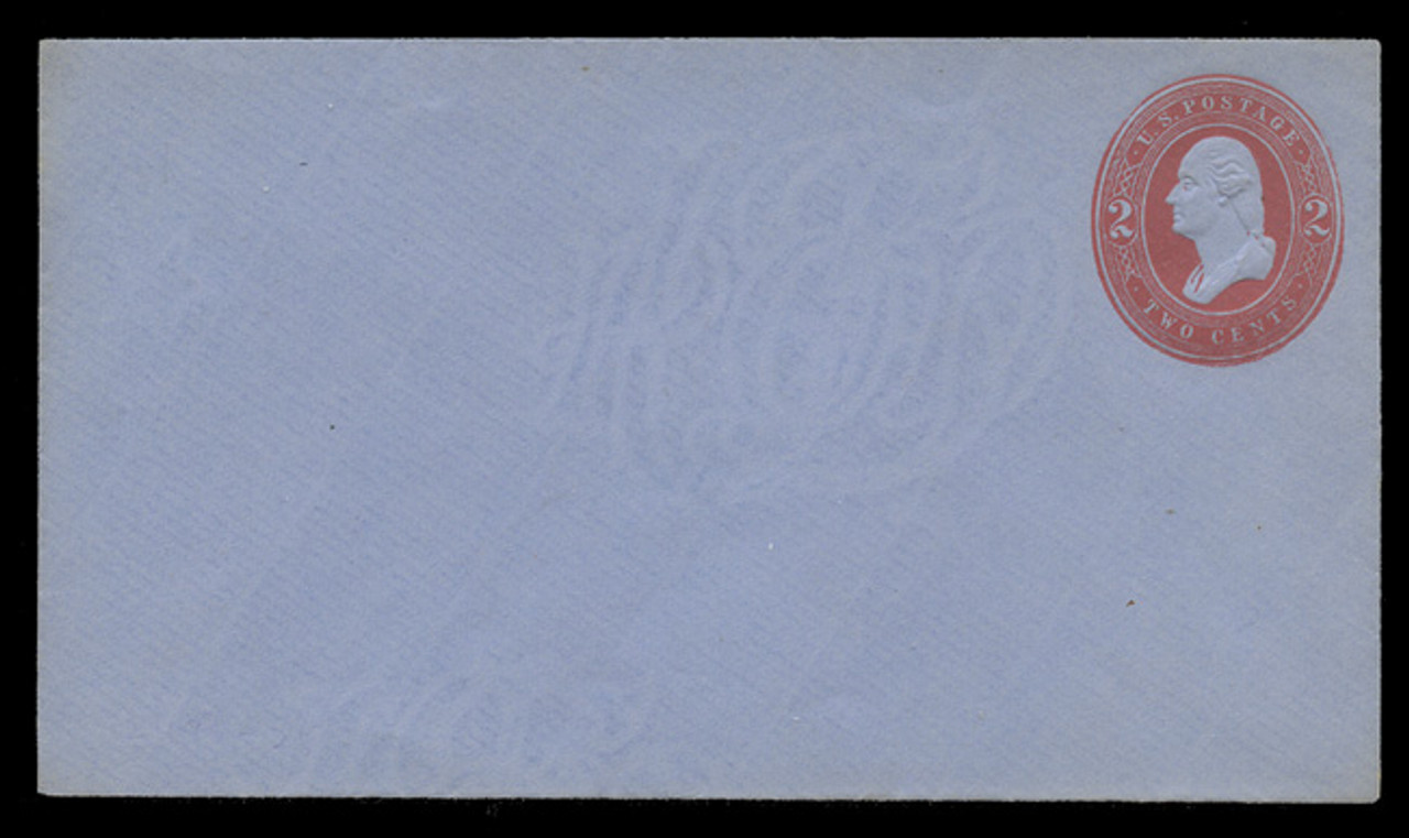 USA Scott # U 233/06, UPSS #674/05 1883 2c Washington (fine lines), red on blue - Mint (WARNING!! - See Warranty)