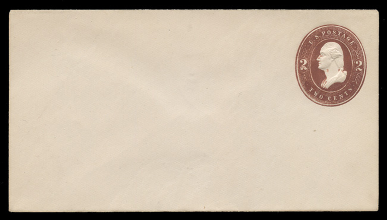 USA Scott # U 260/03, UPSS #684/06 1884 2c Washington (fine lines), brown on white - Mint (See Warranty)