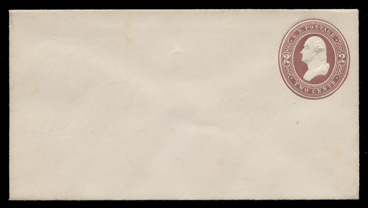 USA Scott # U 277/03, UPSS #790/06 1884-86 2c Washington (One Line), Die 1 brown on white - Mint (See Warranty)