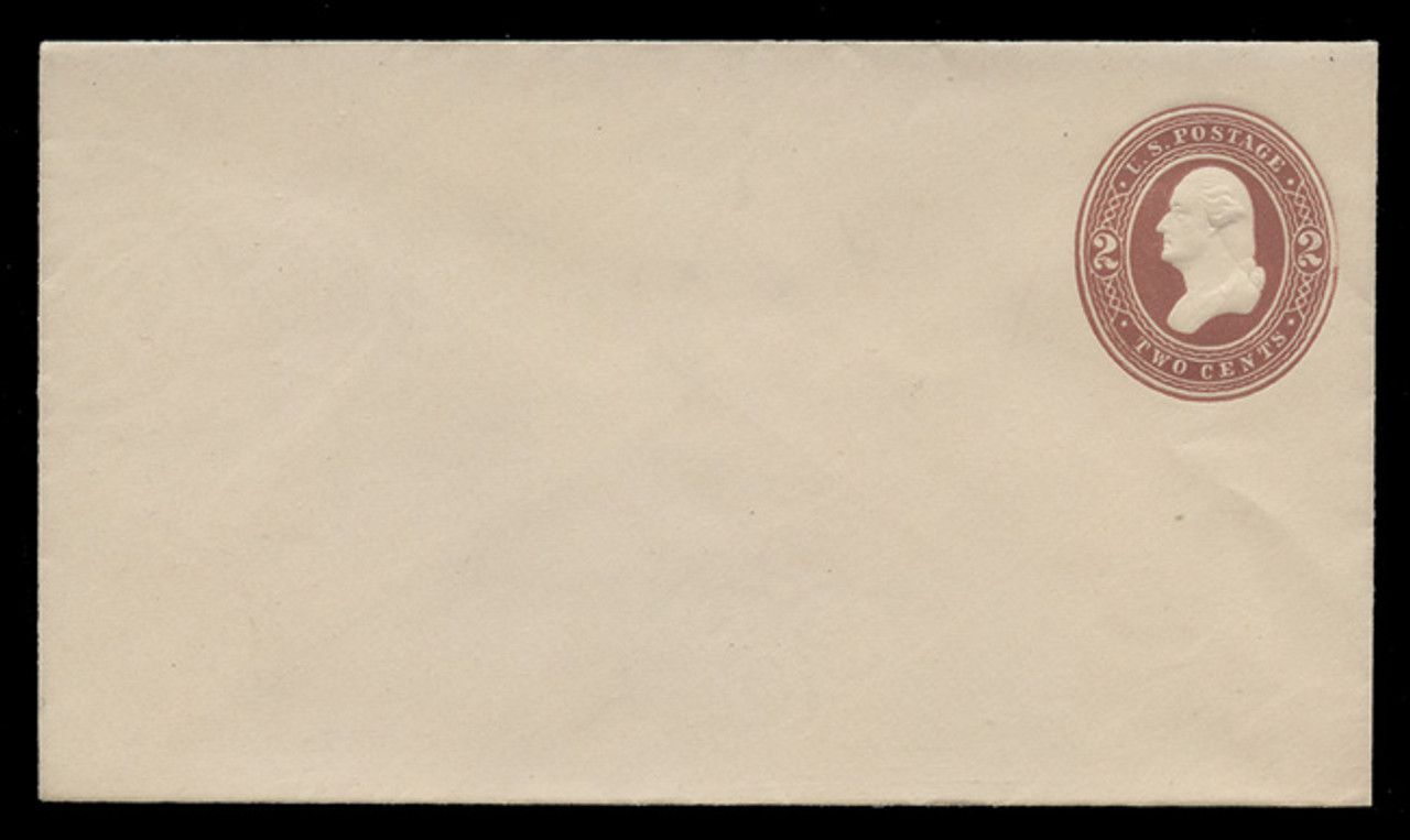 USA Scott # U 277/06, UPSS #792/06 1884-86 2c Washington (One Line), Die 1 brown on white - Mint (See Warranty)