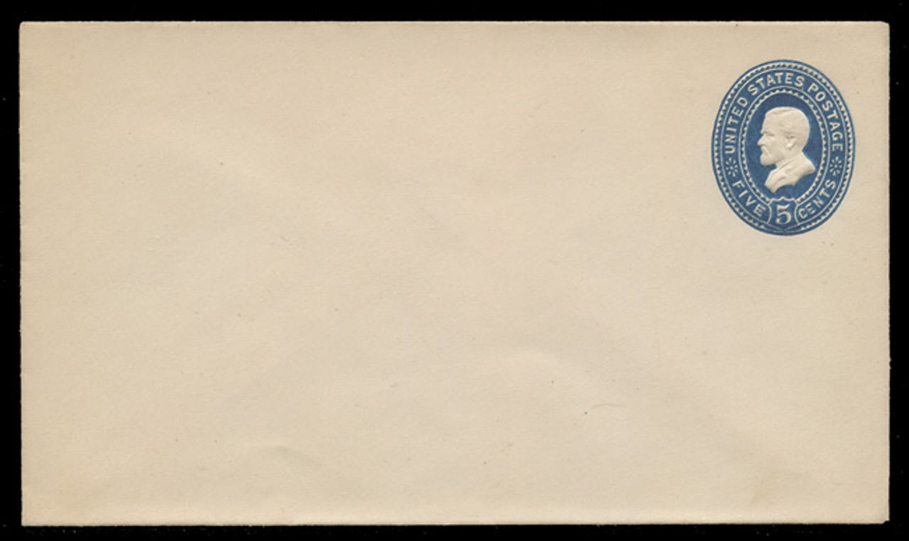 USA Scott # U 330/08, UPSS #1092/08 1887-94 5c Grant, Die1, blue on white - Mint (See Warranty)