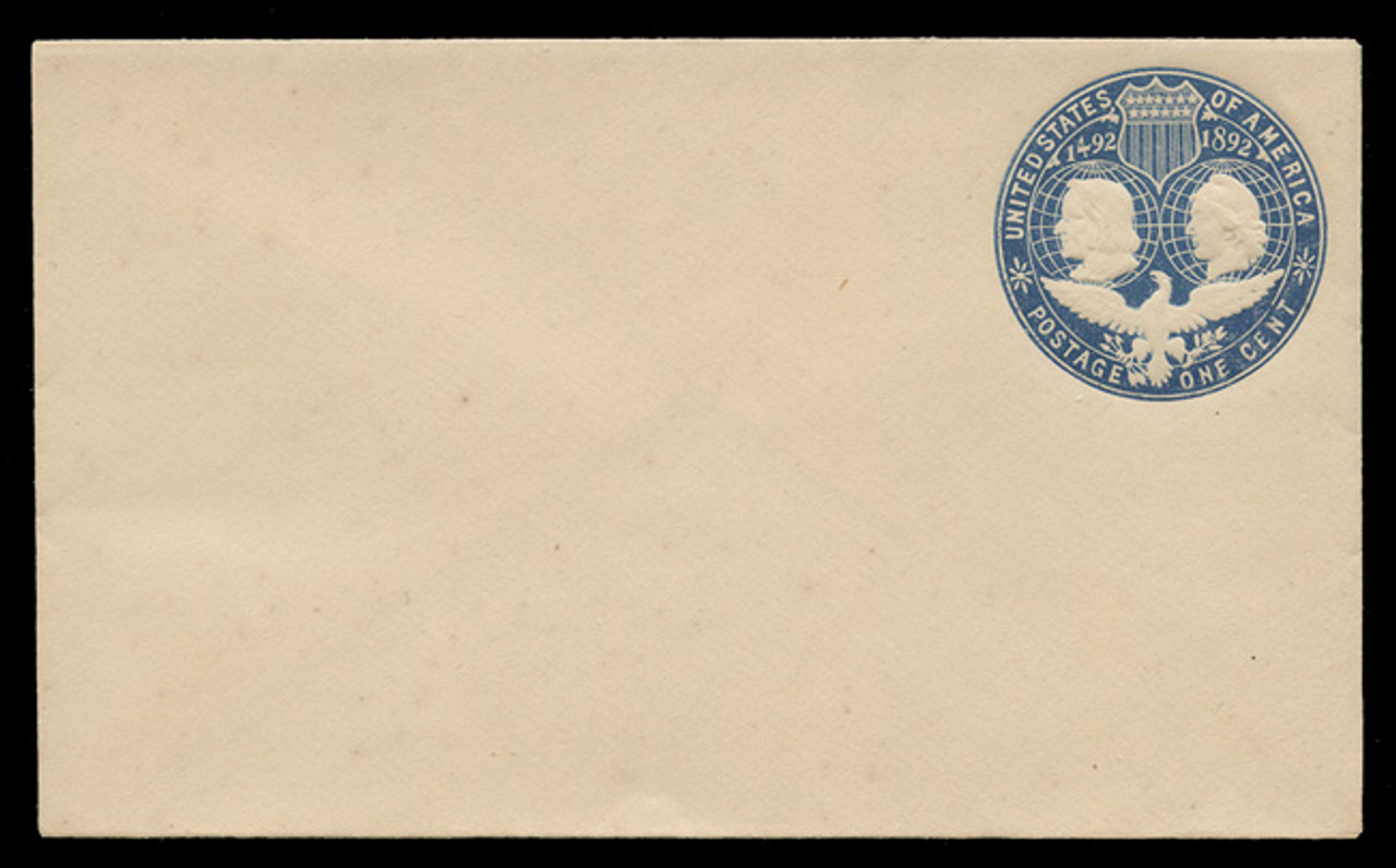 USA Scott # U 348-C/07, UPSS #1141/11 1893 1c Columbus, Die 3, blue on white - Mint (See "Other Details")