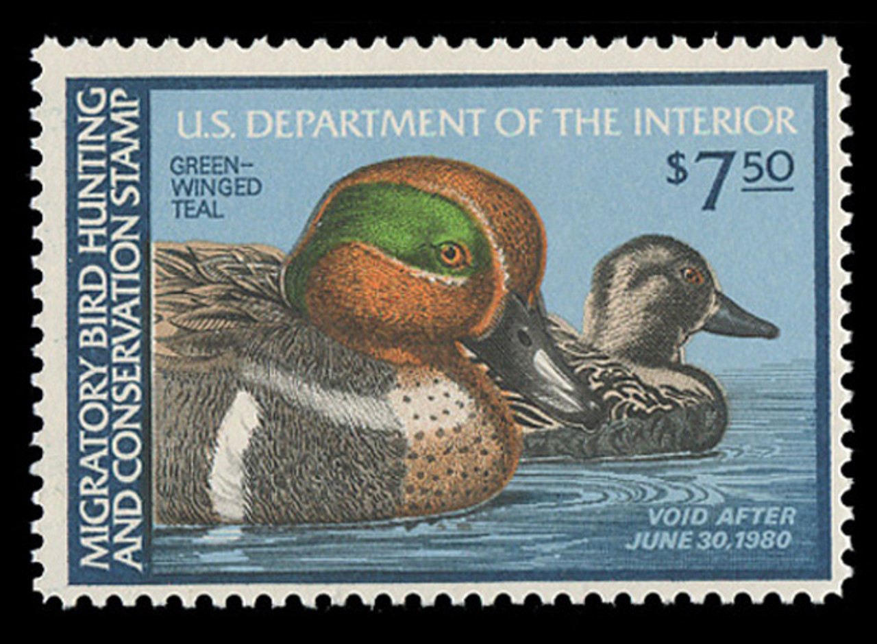 U.S. Scott #RW46, 1979 $7.50 Green-winged Teal