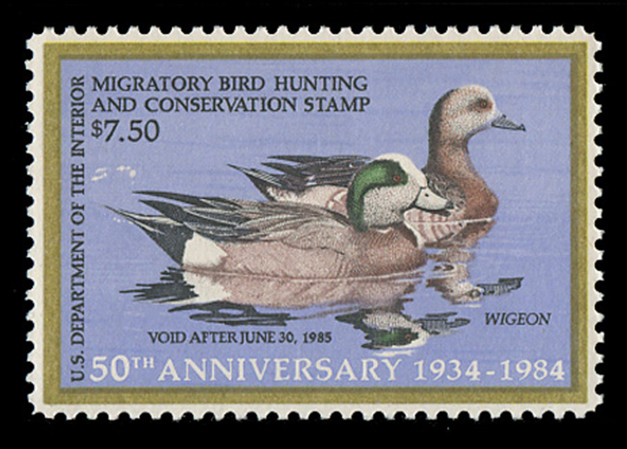 U.S. Scott #RW51, 1984 $7.50 Widgeons