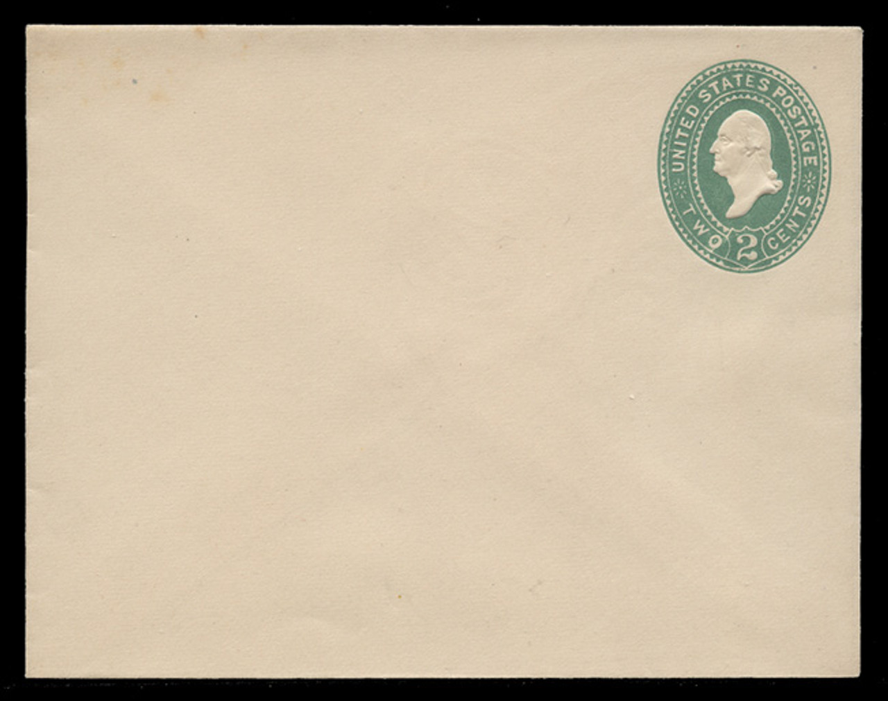 USA Scott # U 311/14, UPSS #938/8 1887-94 2c Washington, Die 2, green on white - Mint (See "Other Details")